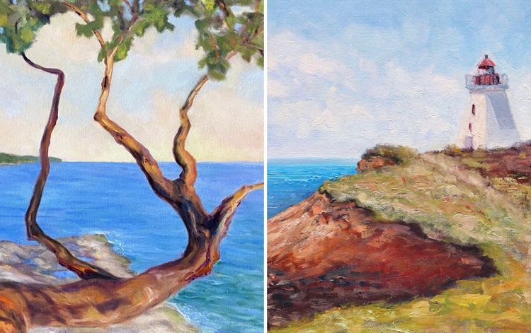 Terrill Welch by herself - issue #46 From Coast to Coast Looking Out to Sea