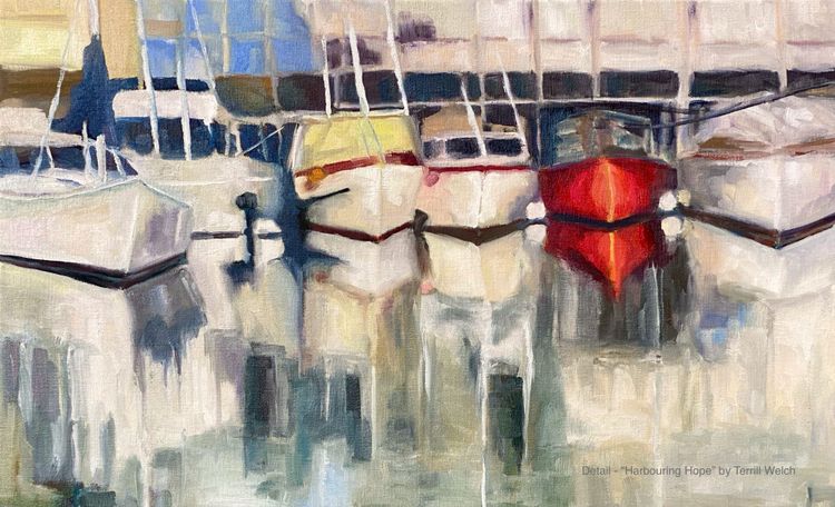 There Are No Shortcuts in Painting as in Life — Terrill Welch by herself #54
