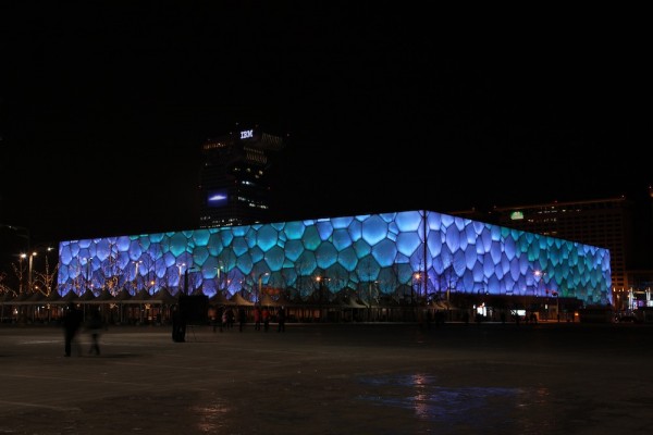 Nature of Man in Rhapsody of Light at the Water