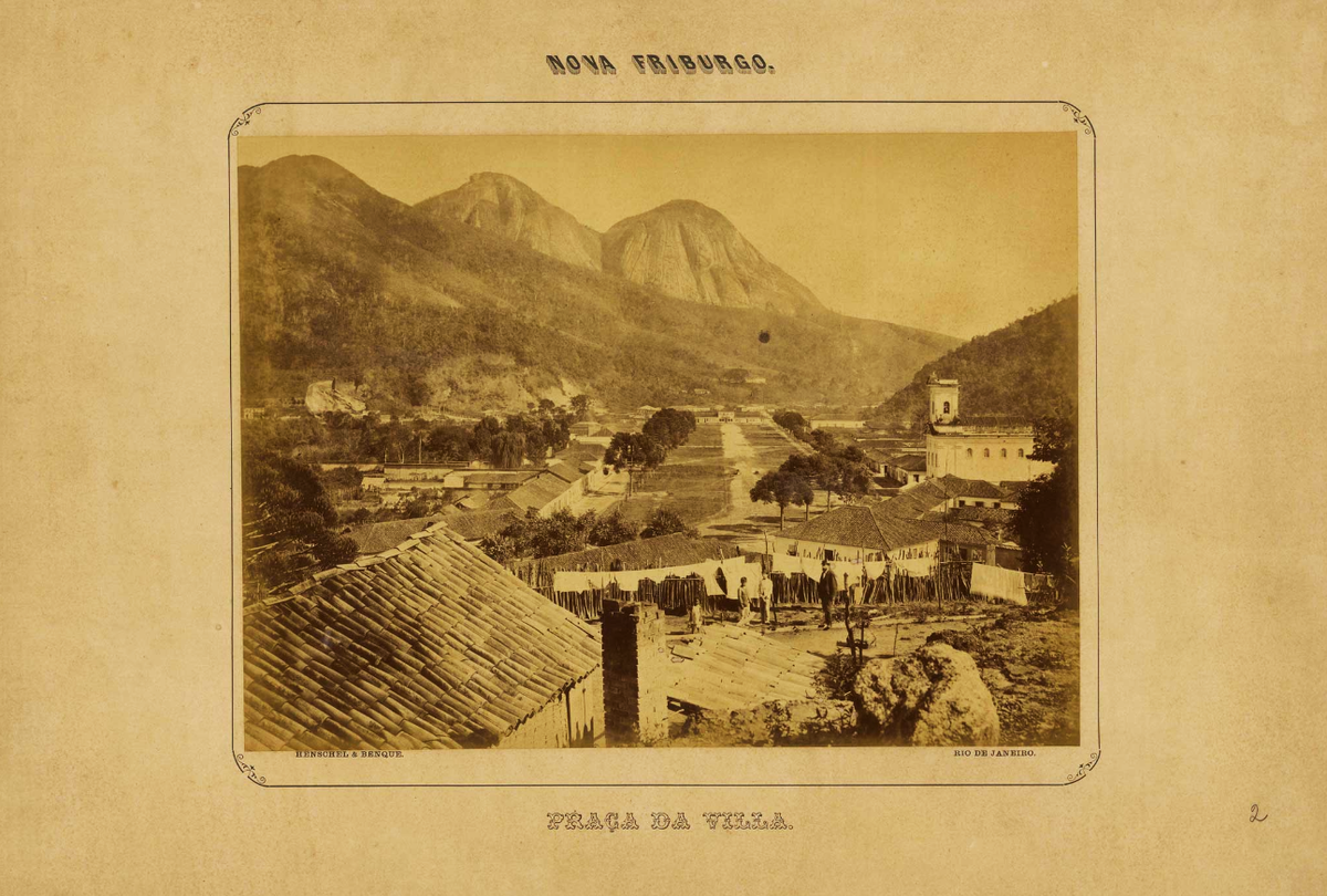 Nova Friburgo retratada pelo fotógrafo de D. Pedro II