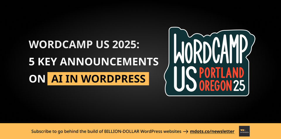 5 Big AI Announcements You Need to Know from WordCamp US 2025