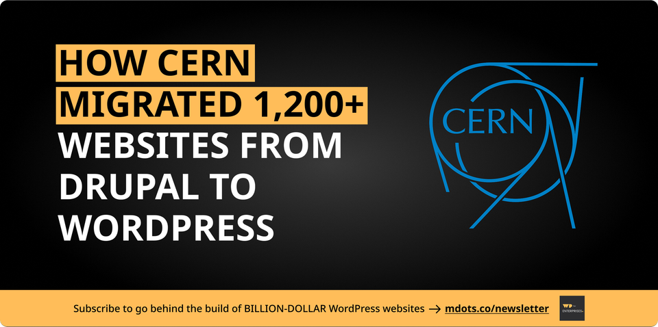 Behind the Build: CERN's WordPress Migration