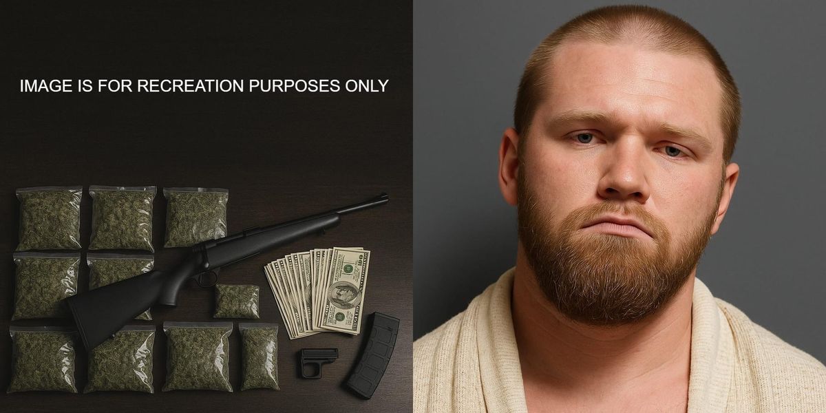 Linton Police Raid Nets 17 Bags of Marijuana, Rifle, and Cash