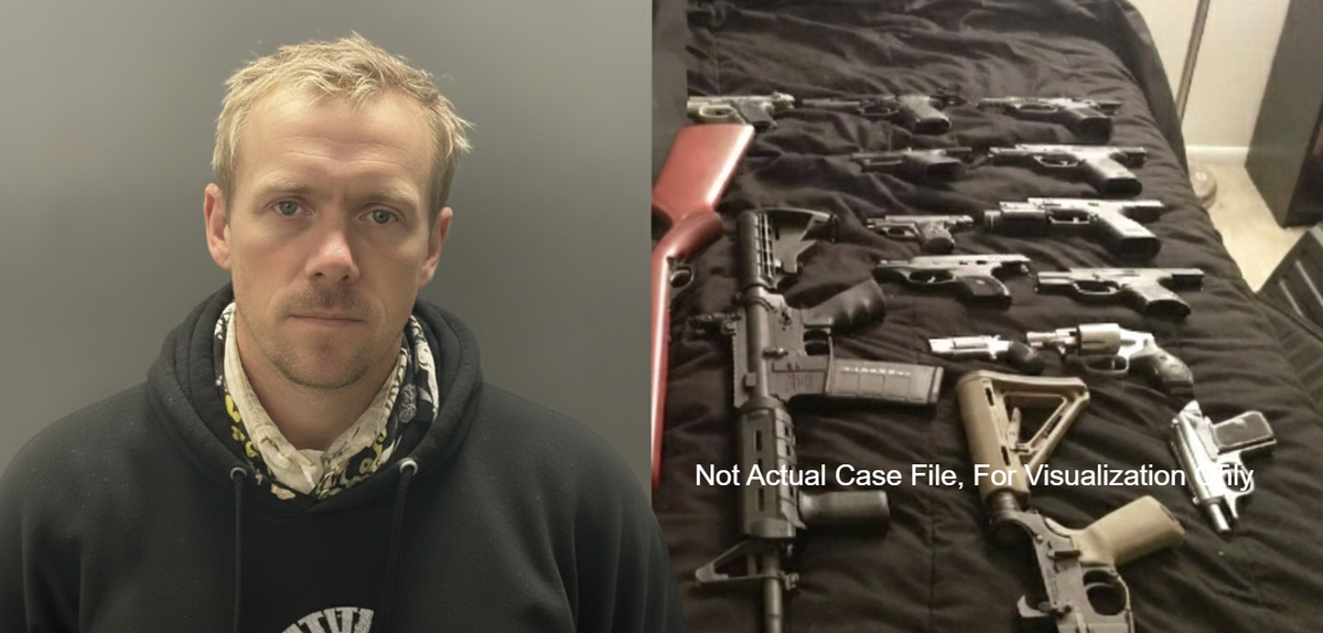 Spencer Man Faces Multiple Felonies in Wide-Ranging Firearm Theft Investigation