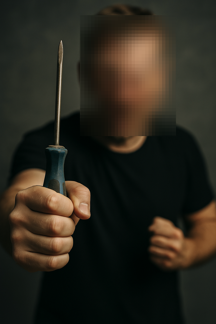 Sullivan Man Arrested After Allegedly Threatening Family With Screwdriver, Kicking in Doors During Domestic Disturbance