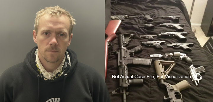 Spencer Man Faces Multiple Felonies in Wide-Ranging Firearm Theft Investigation