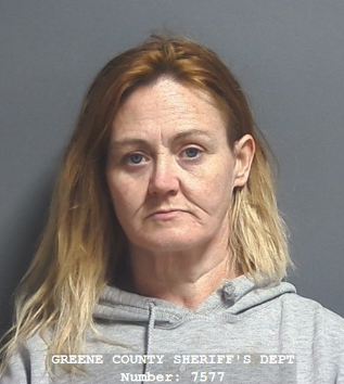 Dugger Woman Arrested on Trespass Warrant; Held Without Bond in Greene County Jail