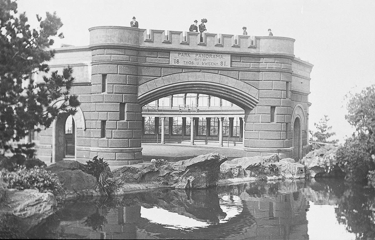 Sweeny observatory and pond