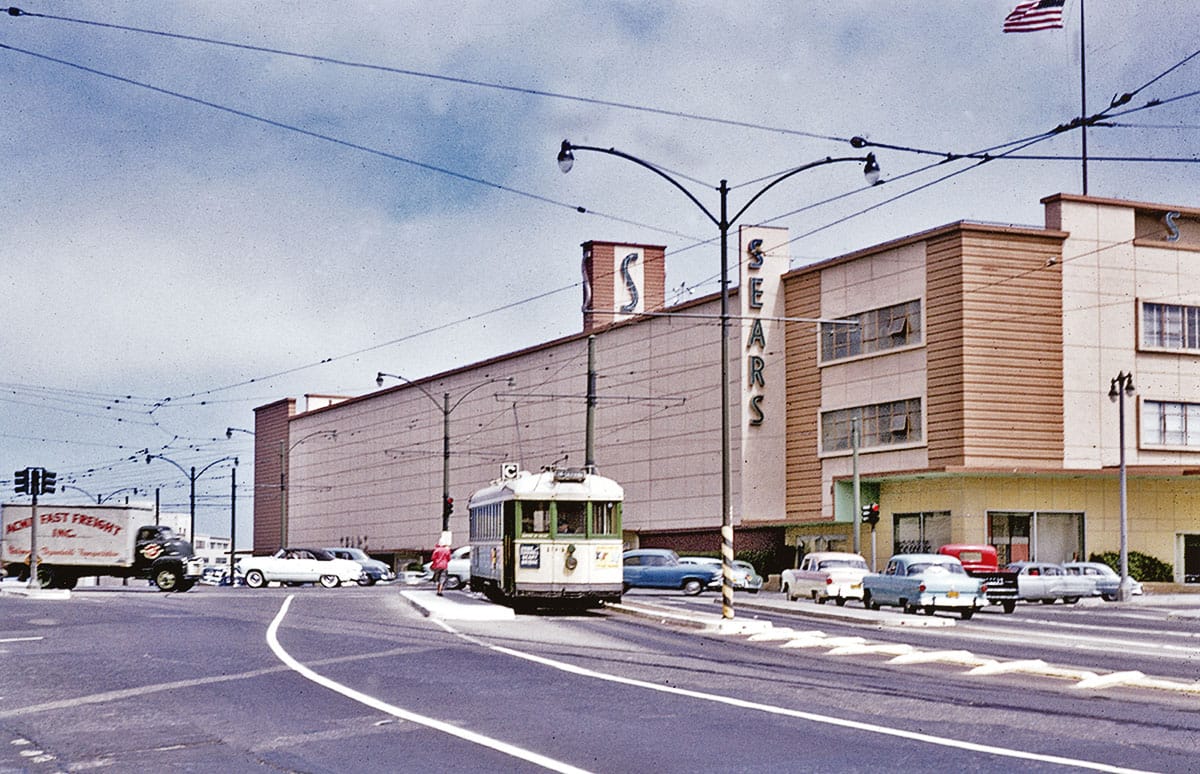 Sears and streetcar