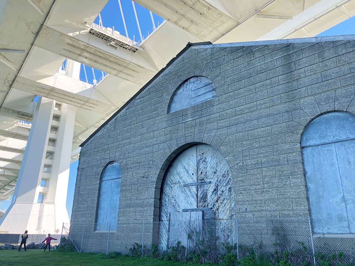 Torpedo storehouse building