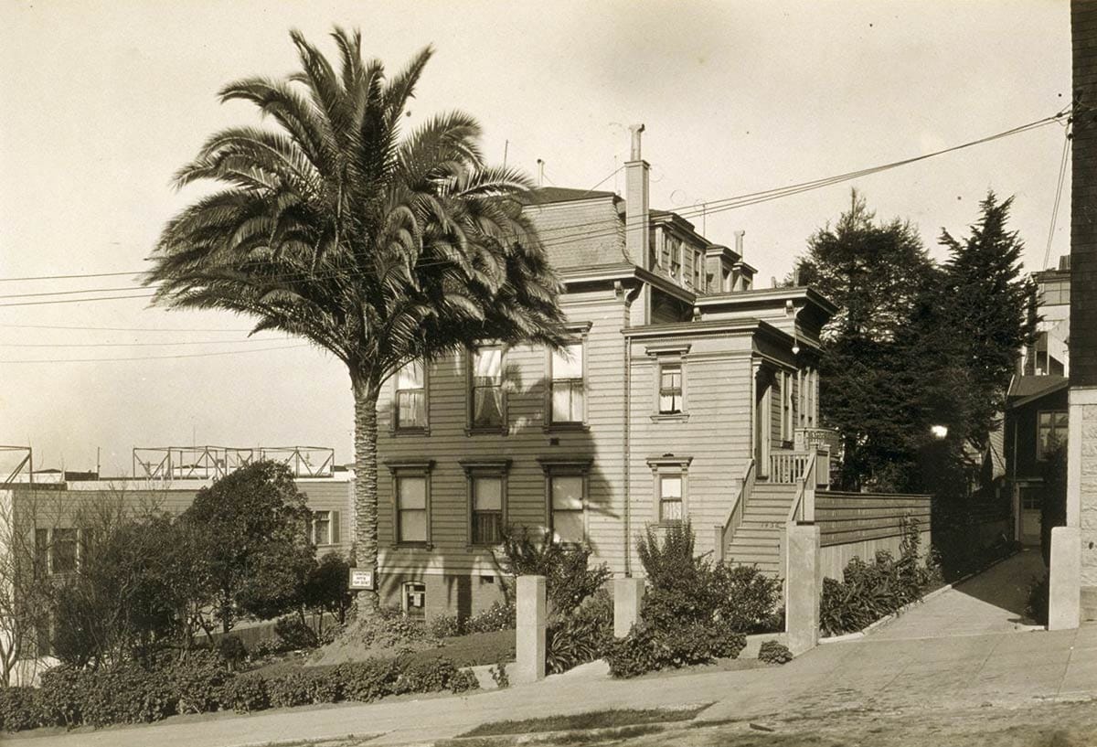 1920s view of C. C. Burr's old house