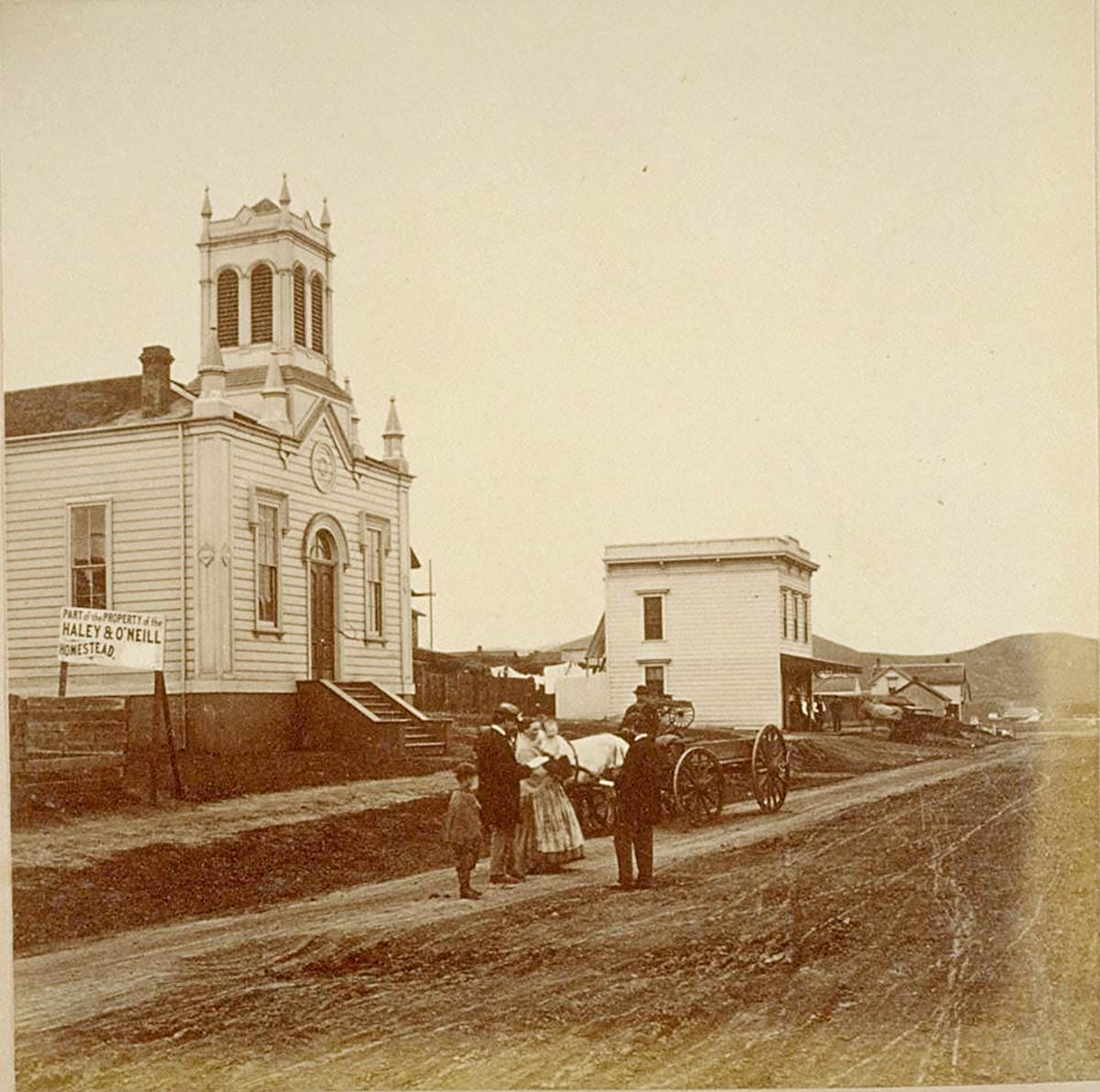 1869 street and church