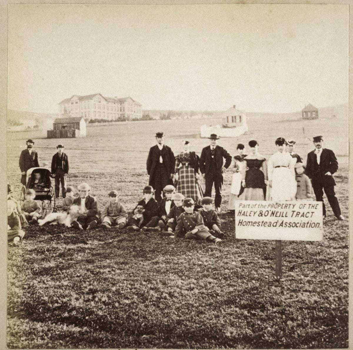 View up Mount St Joseph's hill to orphanage