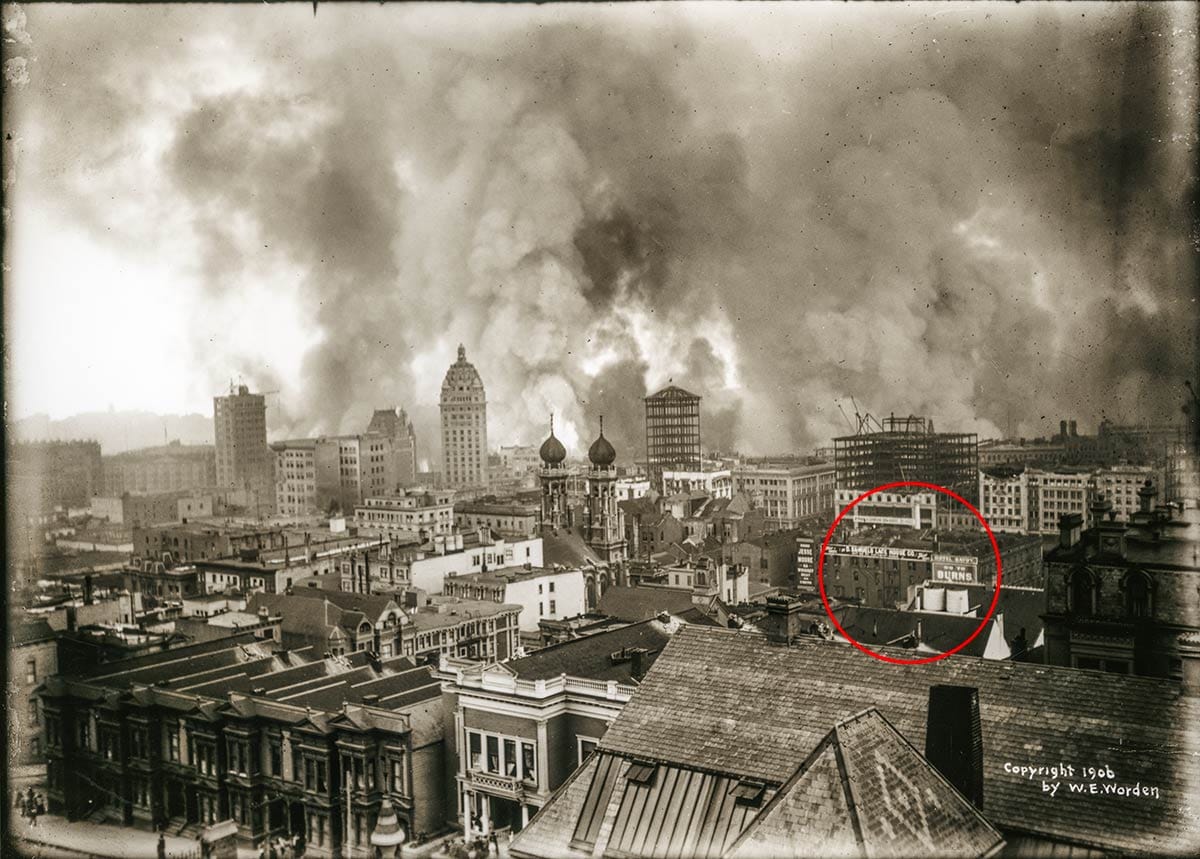fire after 1906 earthquake