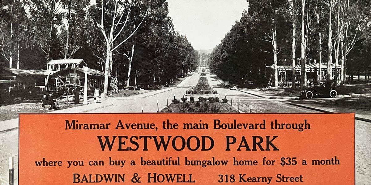 Ad for Westwood Park