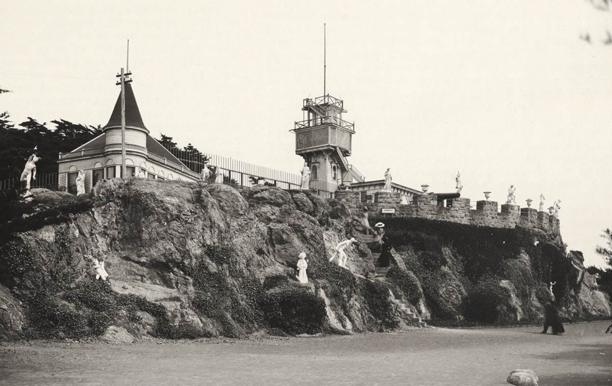 Sutro Heights parapet