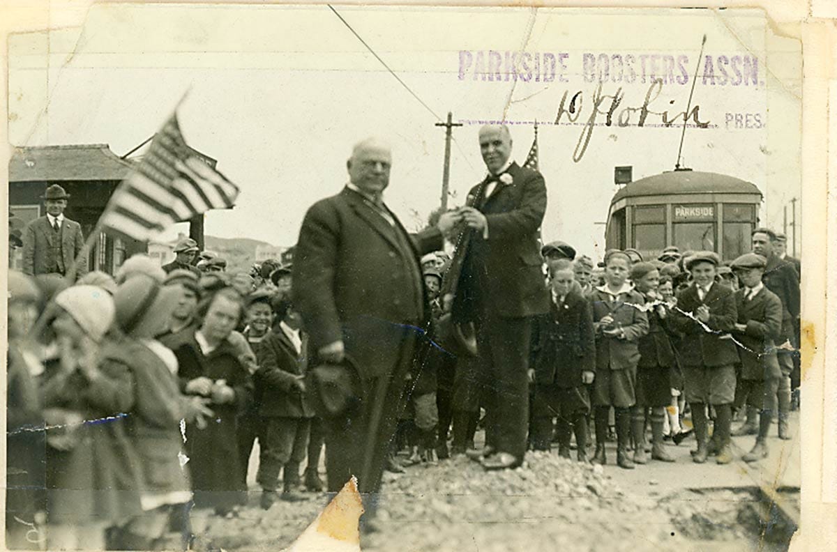 L-Taraval dedication 1923