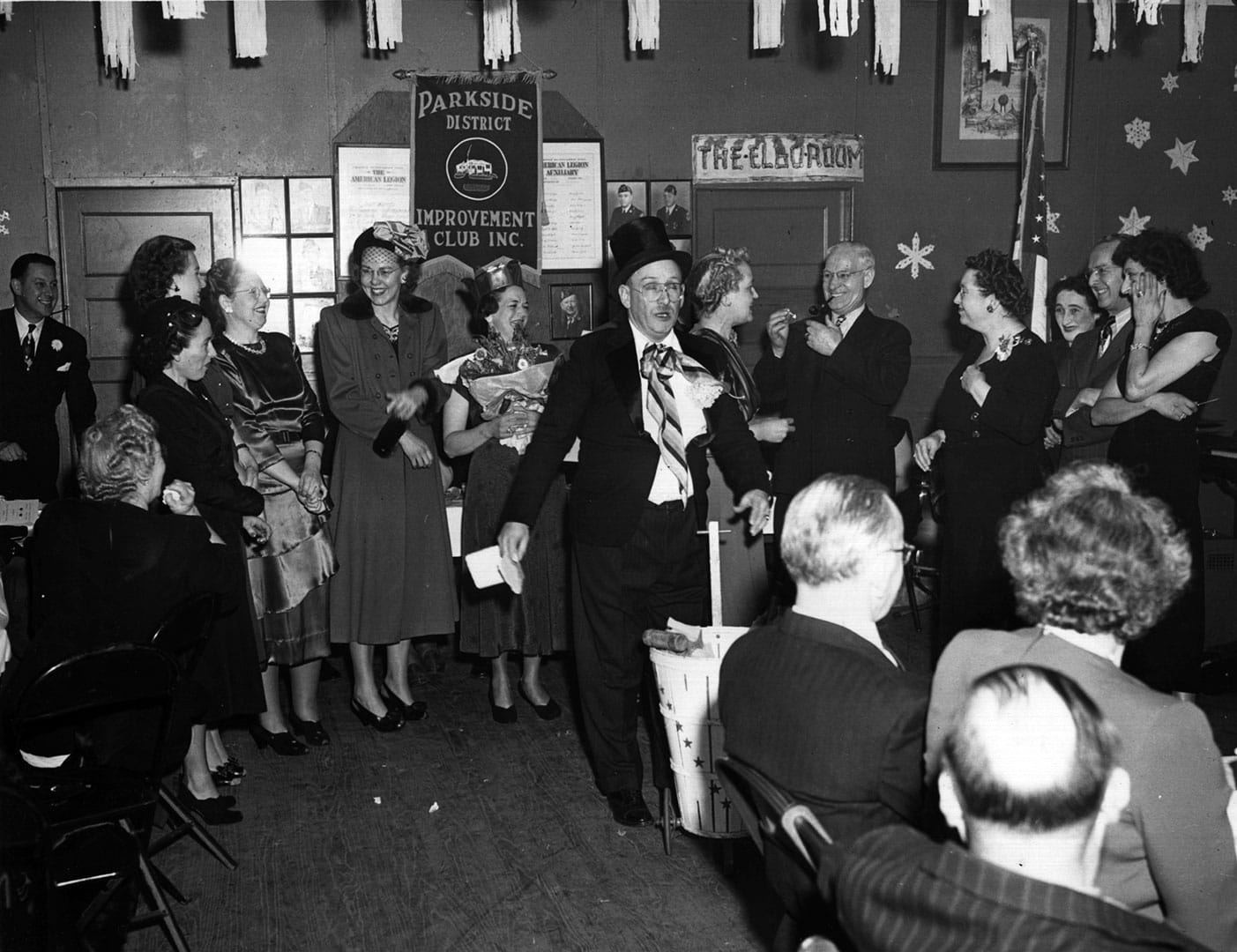 Parkside club installation of officers 1940s