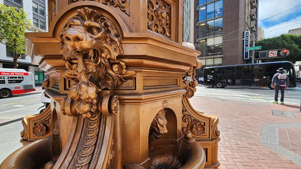 Detail of Lotta's Fountain