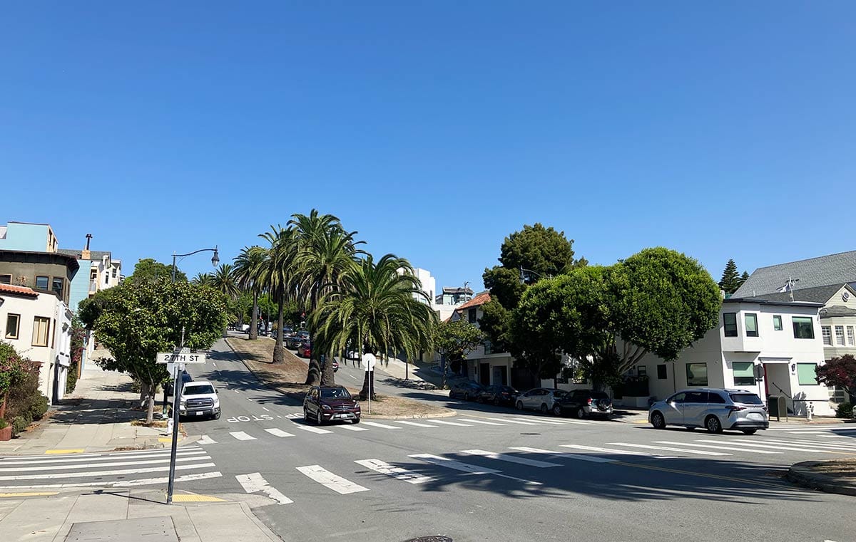 Dolores and 27th streets in 2025