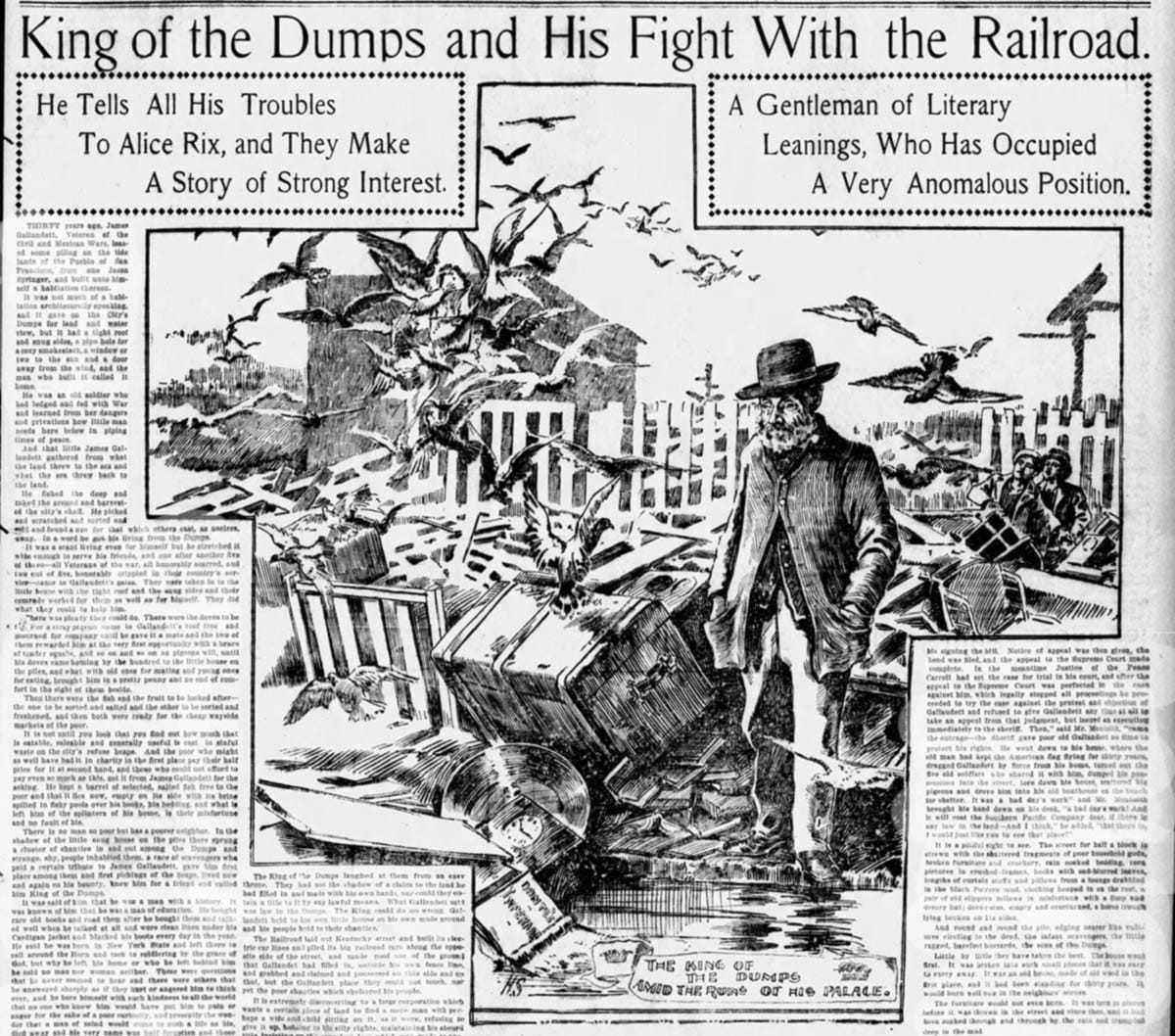 King of the Dumps article from 1897