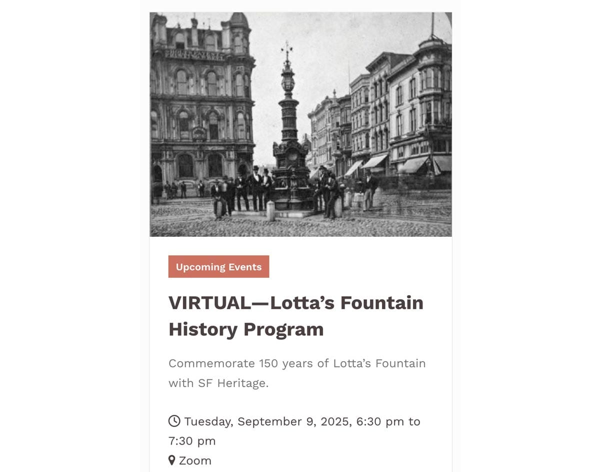 Lotta's Fountain show