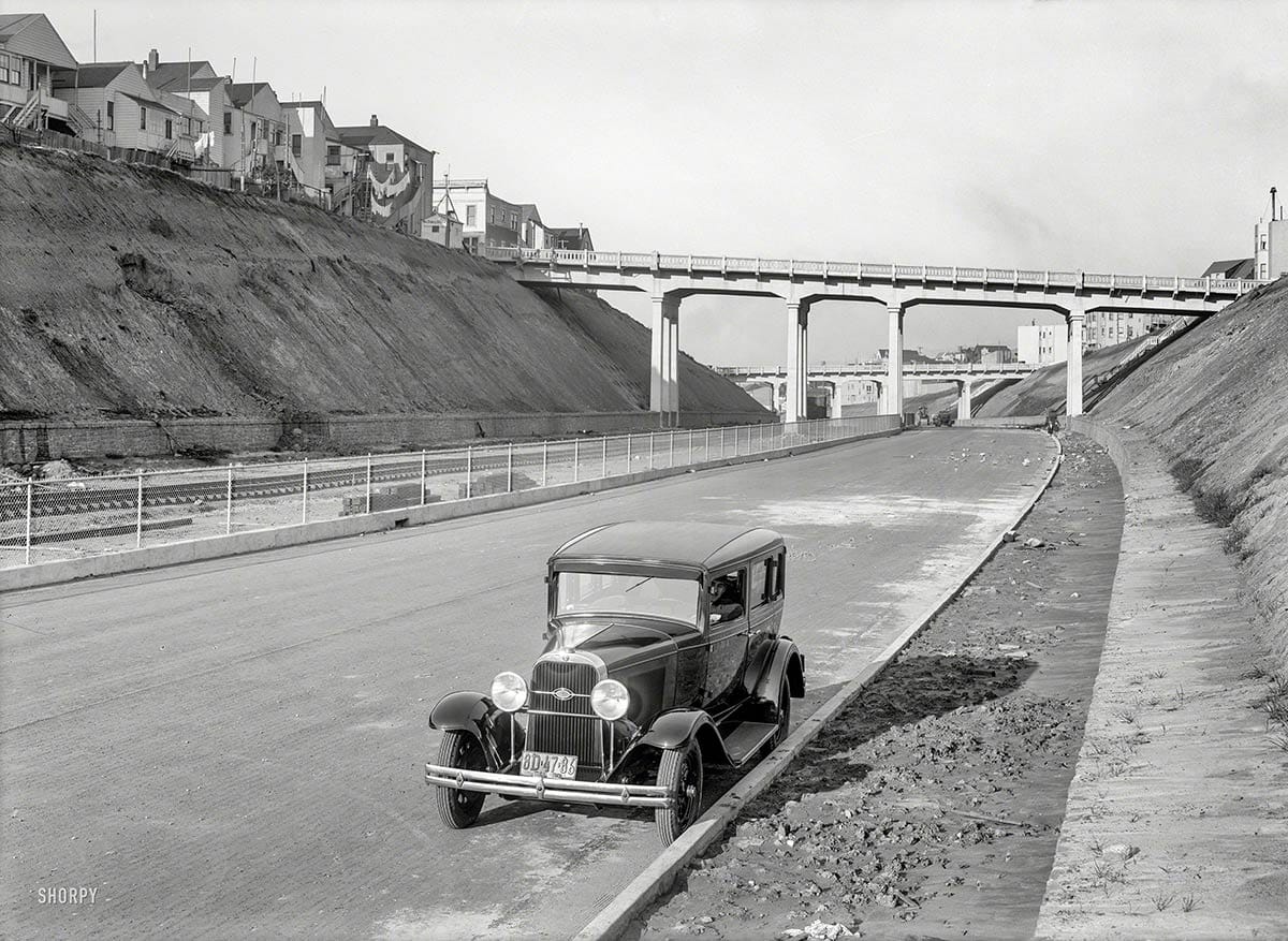 San Jose Avenue in 1930