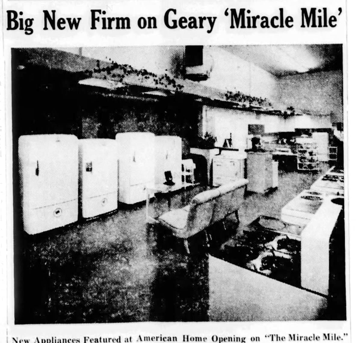 American Home Appliance ad from 1946