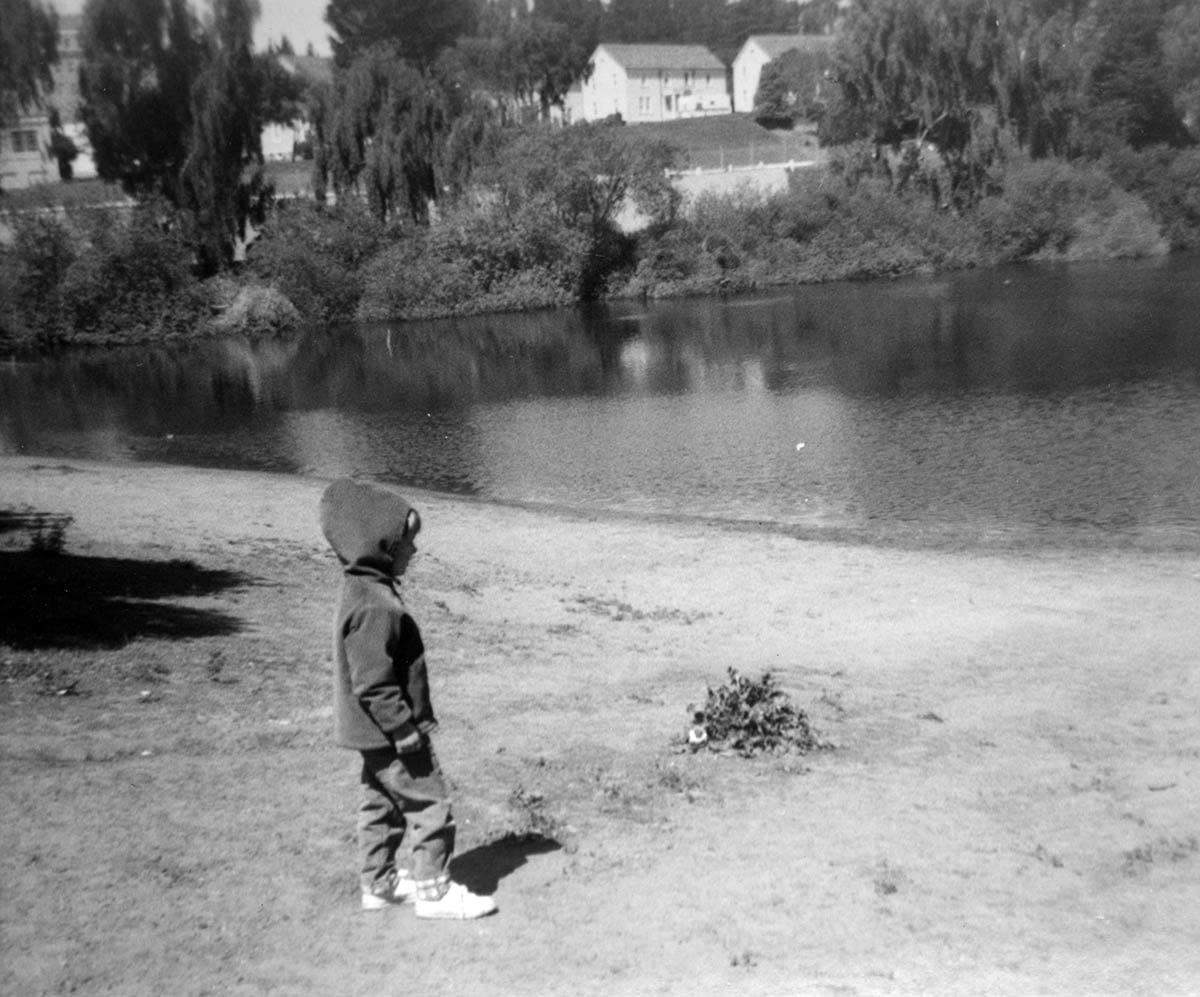 Woody at Mountain Lake in late 1960s