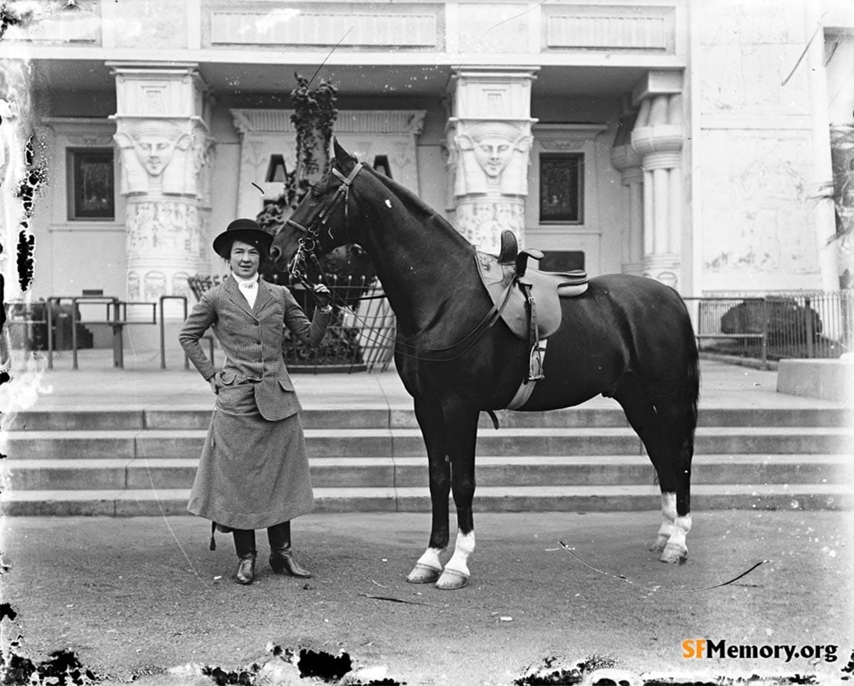 Esther Crow with horse