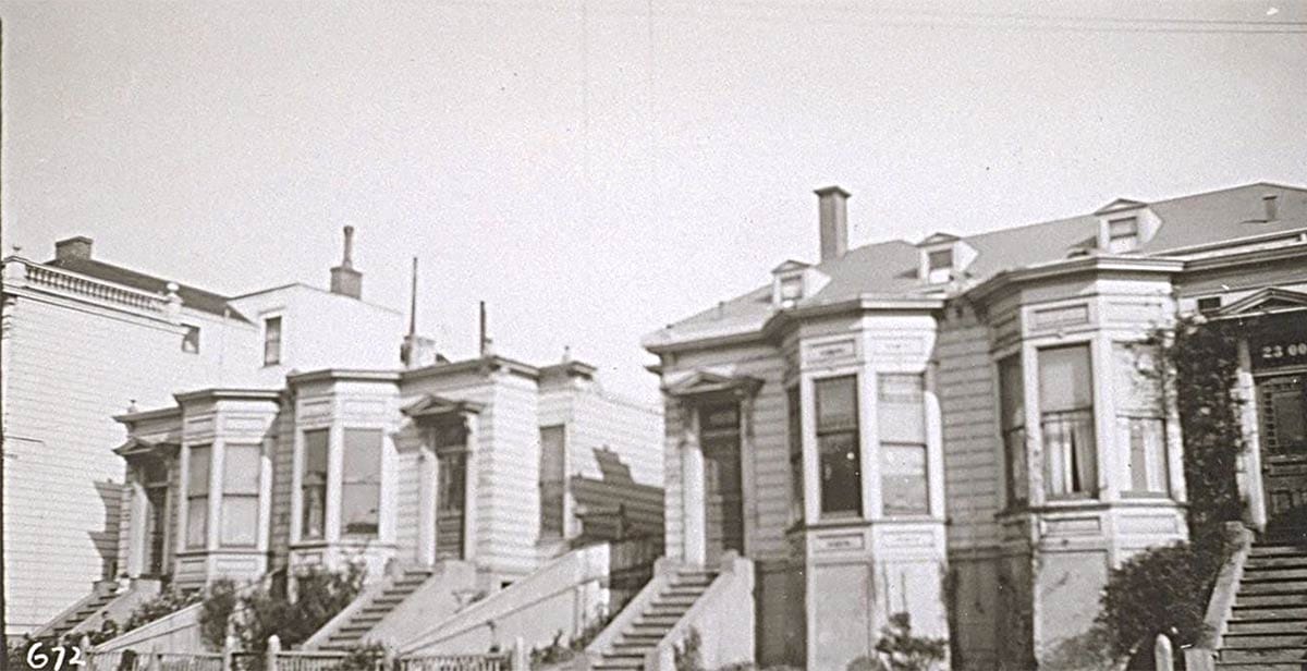 Tucker Town houses in 1923