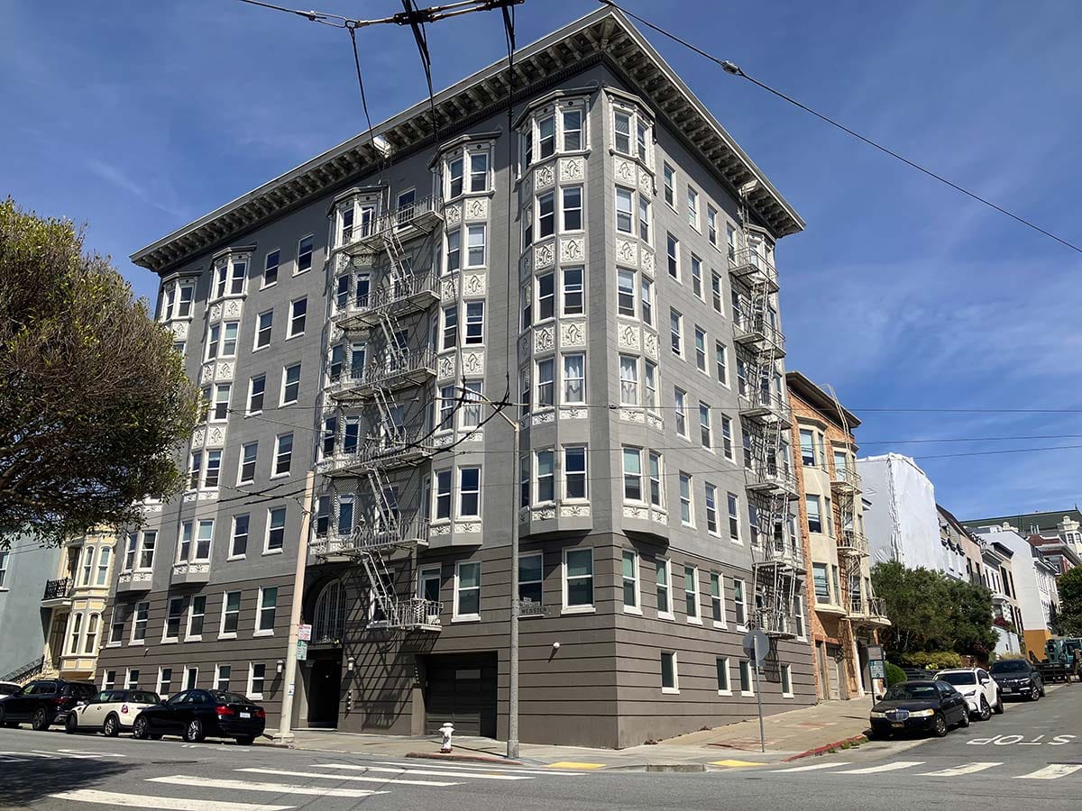 Washington and Webster apartment building