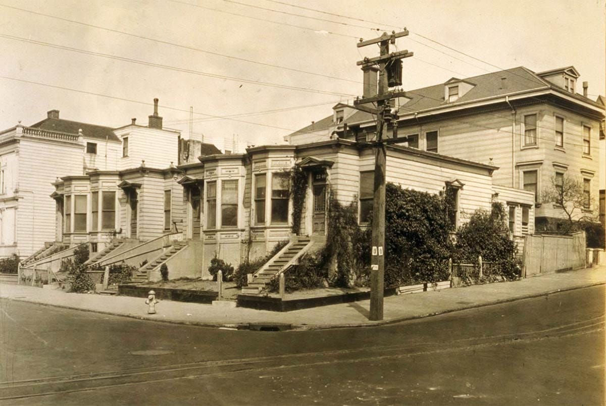 Tucker Town houses in 1924