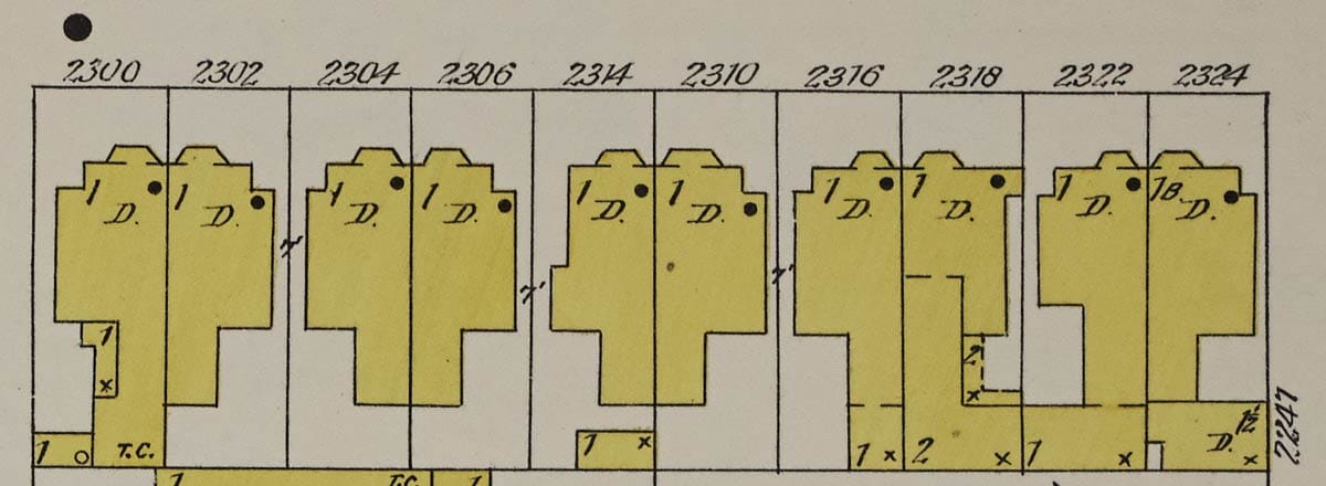 Map detail from 1893