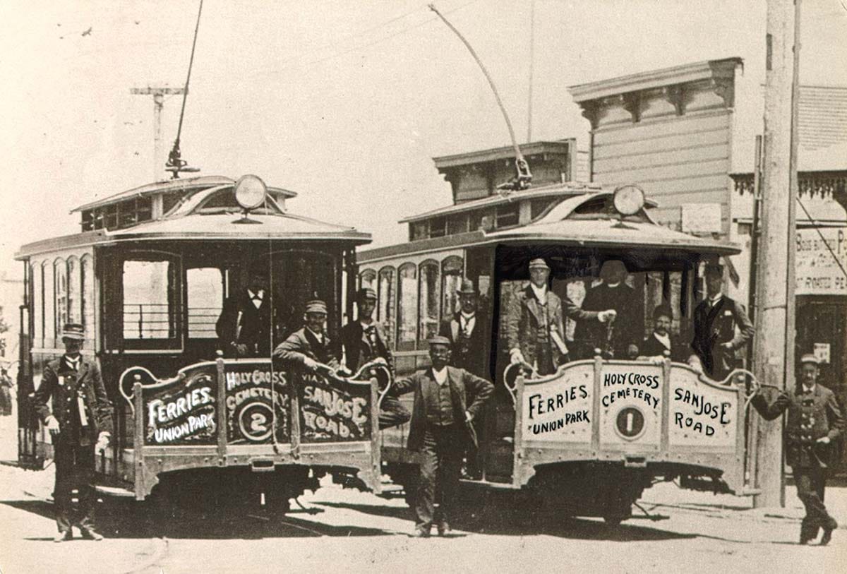San Francisco & San Mateo Railway streetcars