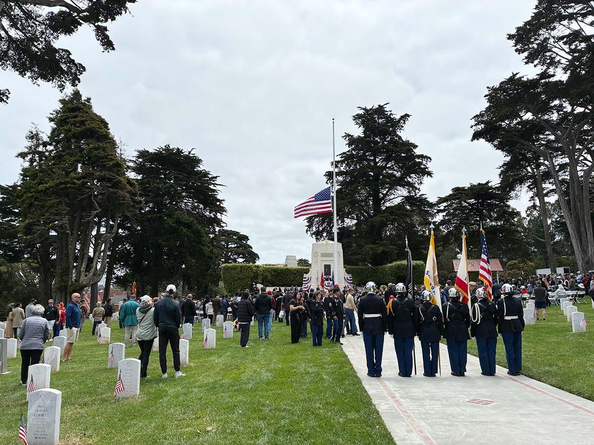Memorial Day ceremony in 2026.