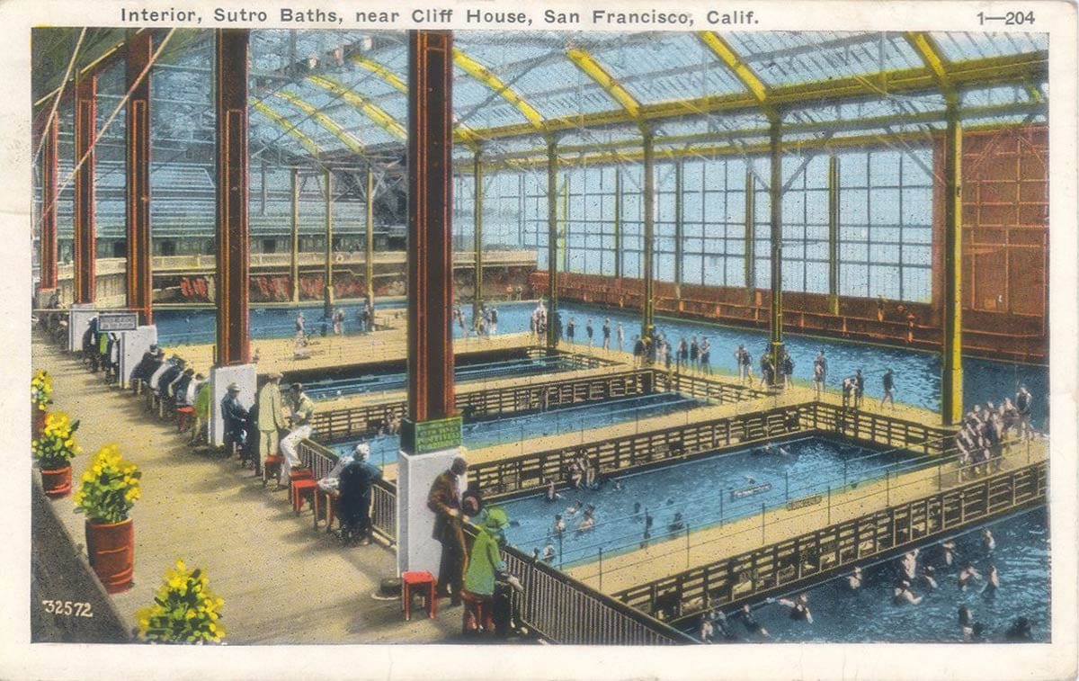 Sutro Baths postcard