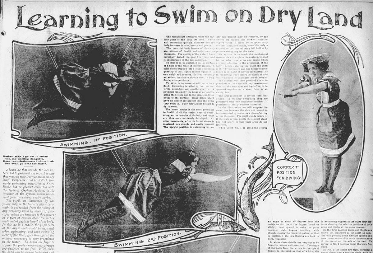 1900 San Francisco Examiner article on Killick invention.