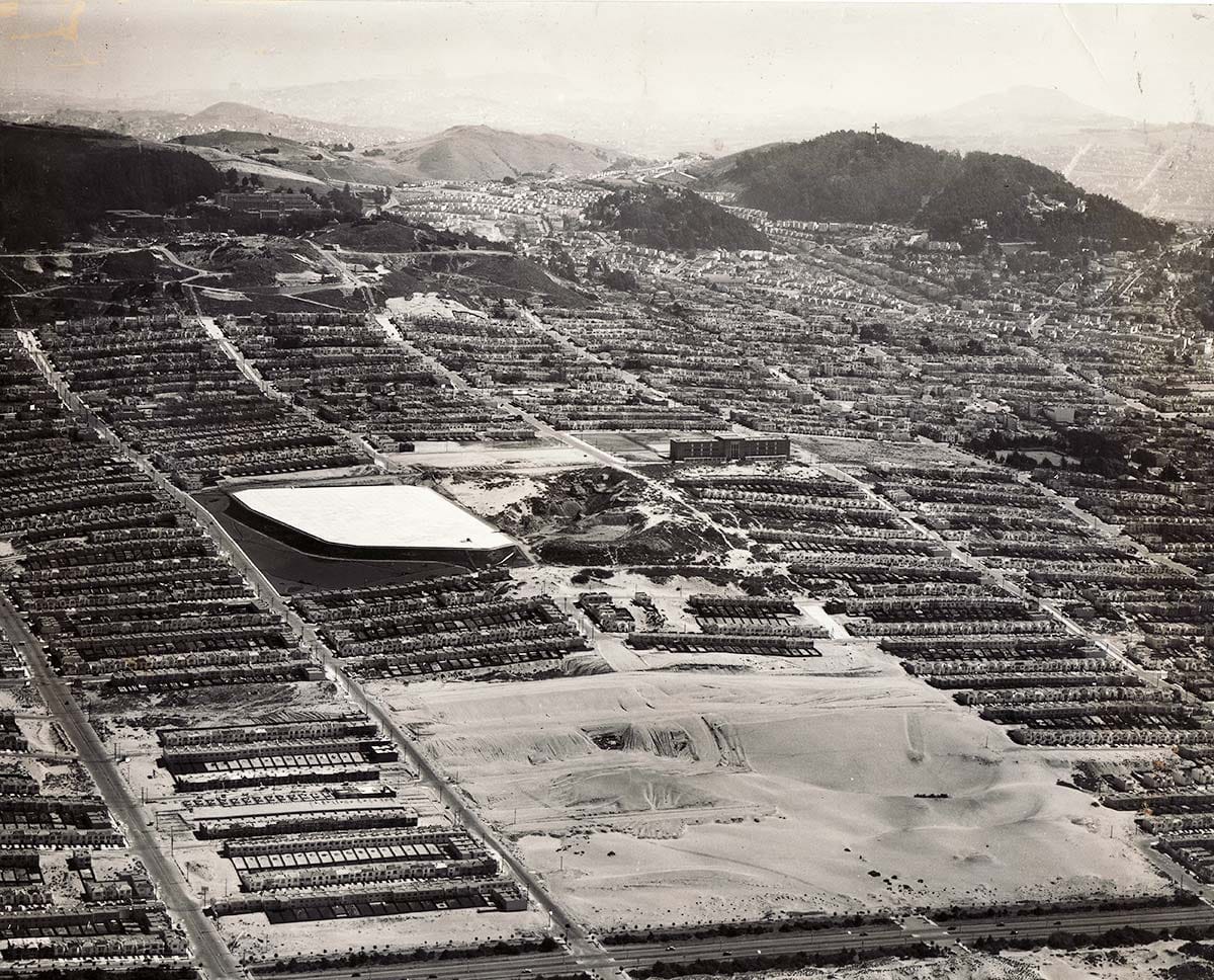 Sunset Reservoir in 1941