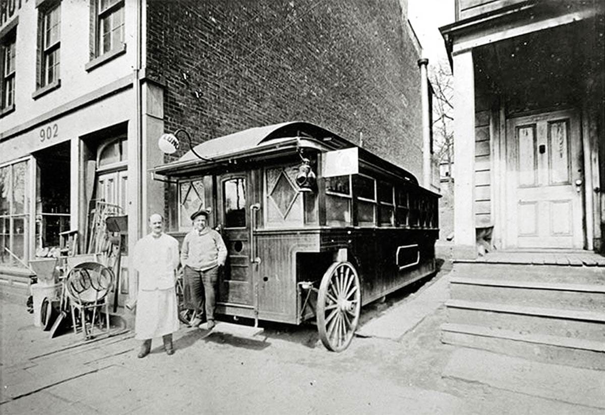Lunch wagon in Peekskill, New York.
