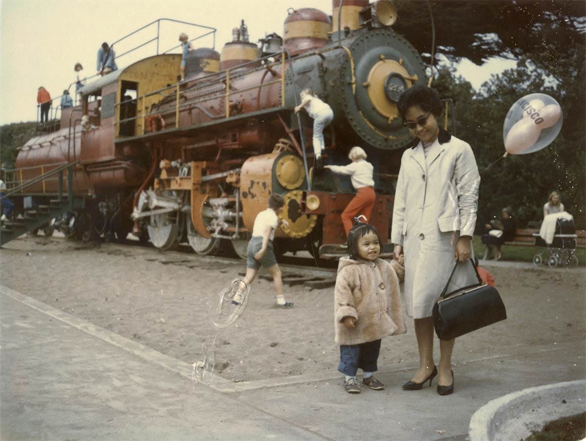 Engine #1294 at San Francisco Zoo in 1965.