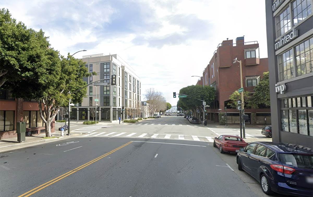 Broadway and Front streets