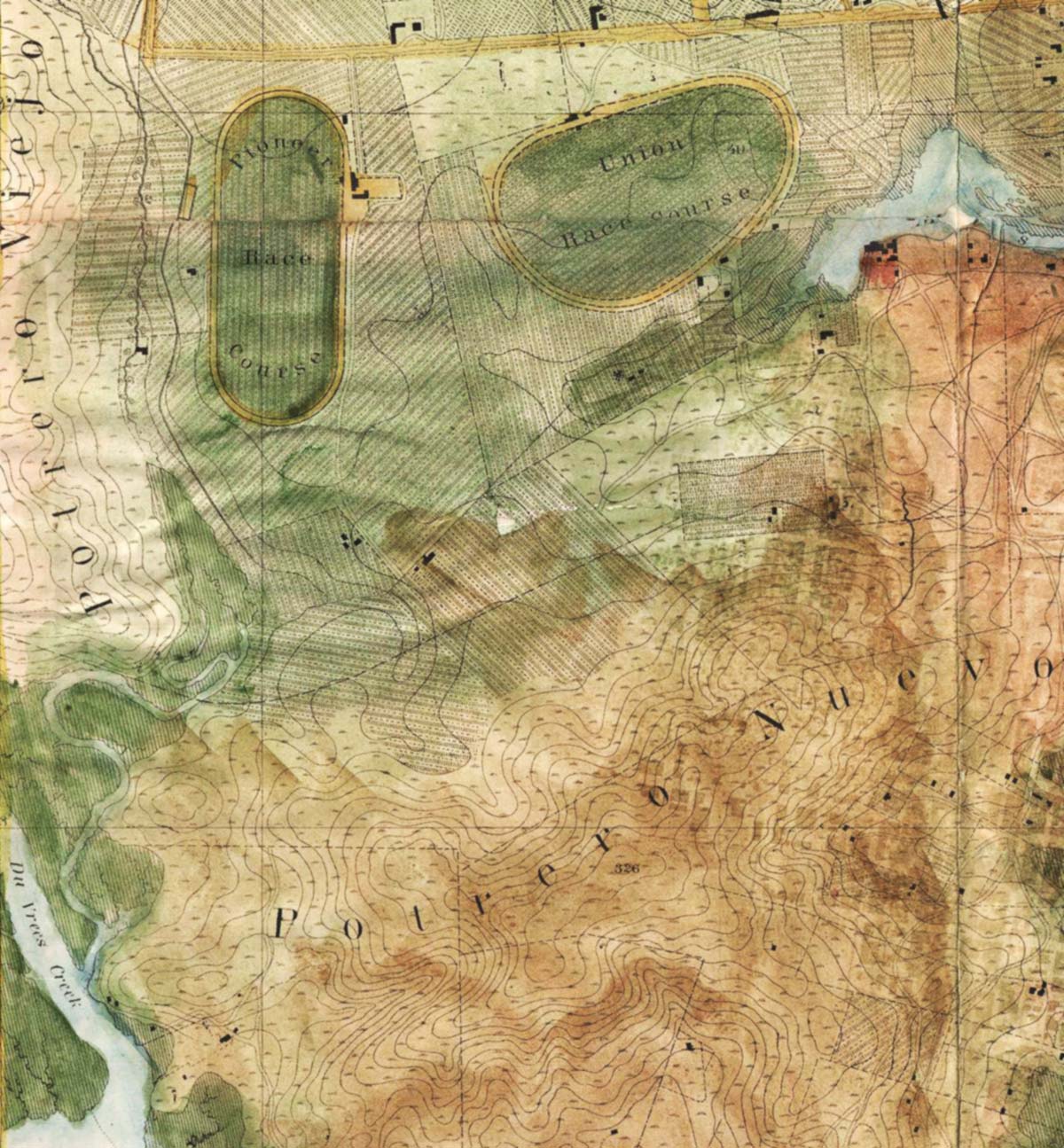 1858 U.S. Coast Survey map