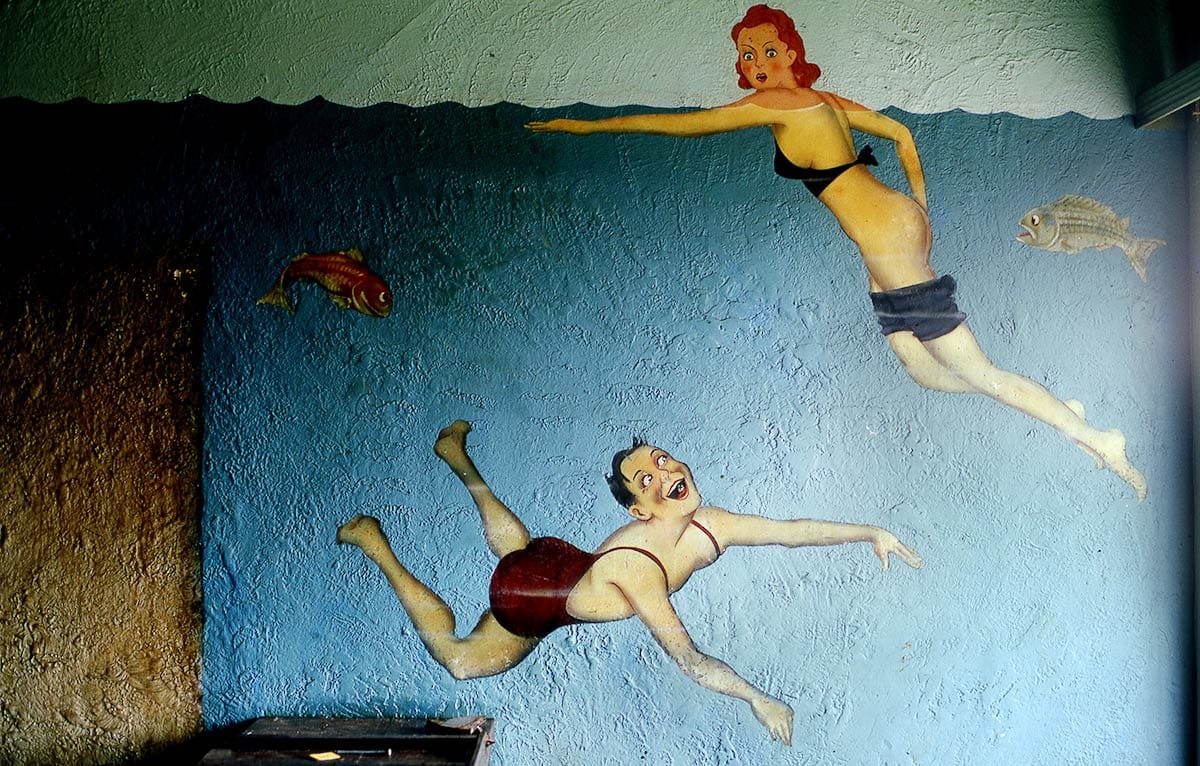 Mural in The Gables bar