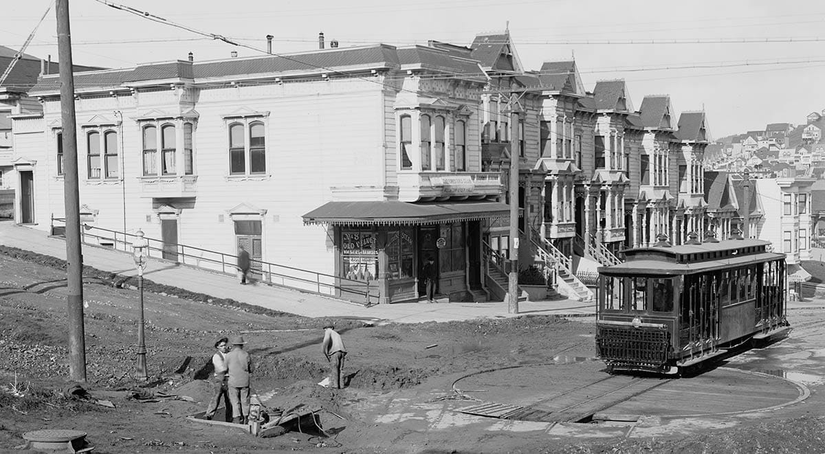 26th and Castro Street in 1915