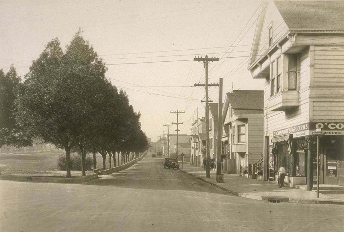 Precita Avenue in 1928