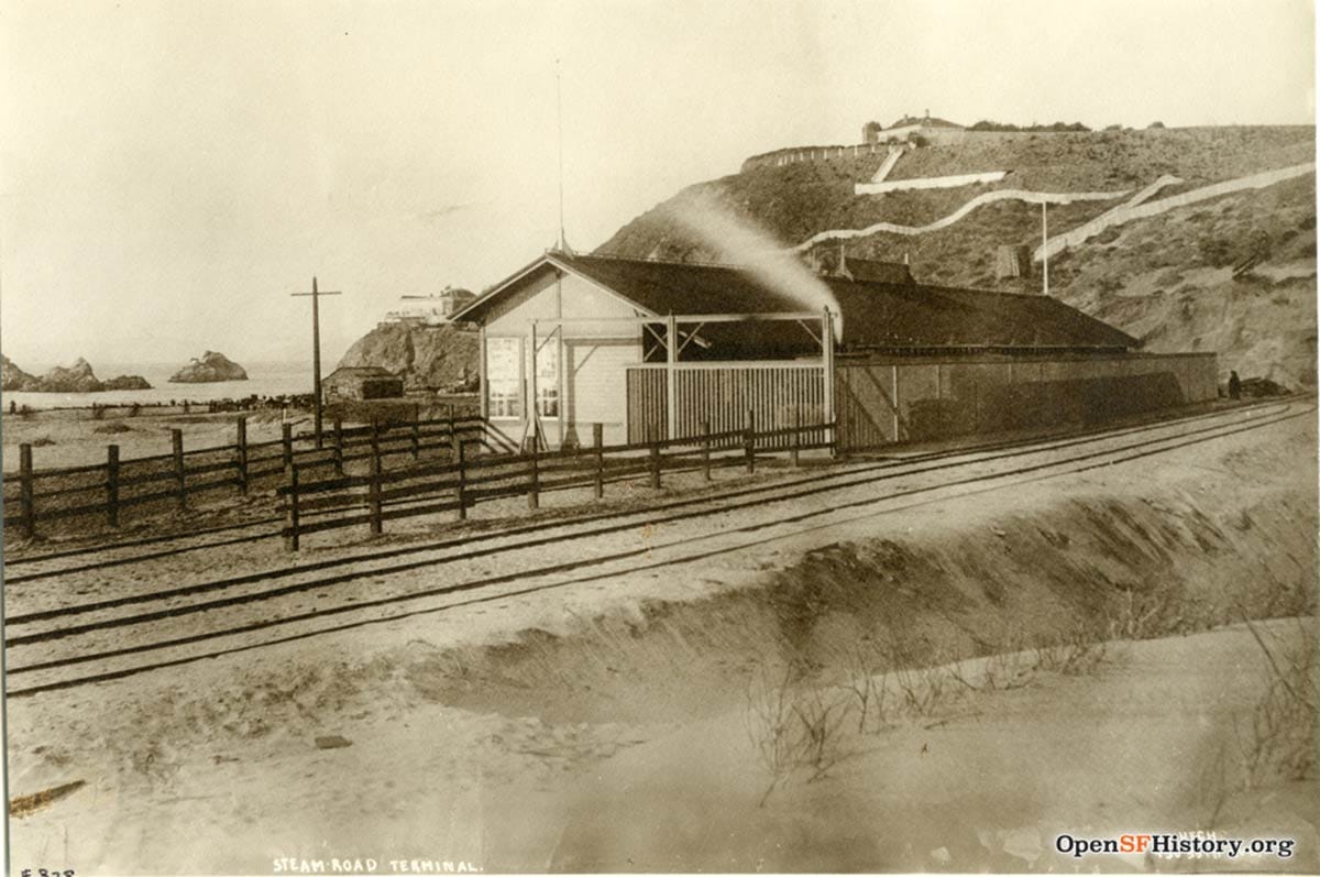 Park and Ocean depot in 1880s