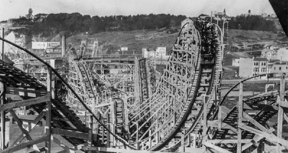 The Big Dipper roller coaster