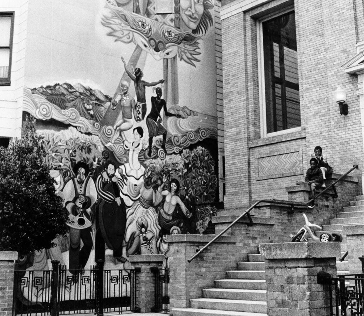 Mural in 1977