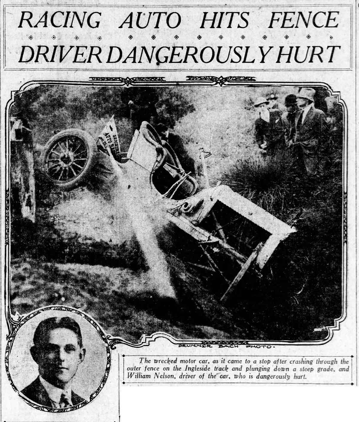 William Nelson auto crash